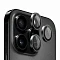 Защитное стекло на камеру совместимый с iPhone 16 Pro/16 Pro Max черный титаниум