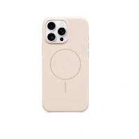 Пластиковая накладка be Case с MagSafe совместимая с iPhone 16 Pro слоновая кость