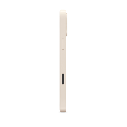 Пластиковая накладка be Case с MagSafe совместимая с iPhone 16 Pro слоновая кость