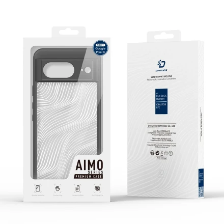 Пластиковая накладка Dux Ducis Aimo series для Google Pixel 8 черный кант