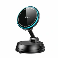 Автомобильный держатель магнитный WiWU Universal Automatic CH-326 15W для телефона на панель черный