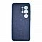Накладка Silicone Case c MagSafe совместимая с Samsung S26 Ultra (SC) синяя