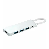 USB-хаб Ксиаоми 5 в 1 3USB/1USB-C/HDMI (XMDS05YM) белый