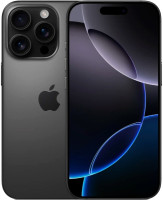 Смартфон  Apple iPhone 16 Pro 256GB nano SIM + eSim black titanium (титановый чёрный) новый, предактив, без комплекта