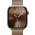 Apple Watch Series 10, 46 мм, корпус из титана цвета «титановый золотой», спортивный ремешок цвета «миланская петля» золотой M/L (MX003)