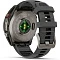 Умные часы  Garmin Fenix 8 Pro 47 mm Amoled Sapphire DLC Titanium with Black/Pebble Gray Silicone Band (010-03198-10)