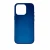 Кожанная накладка Leather Case c Mag Safe совместимая с Iphone 15 Pro (синяя)