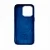 Кожанная накладка Leather Case c Mag Safe совместимая с Iphone 15 Pro (синяя)