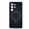 Накладка Silicone Case c MagSafe совместимая с Samsung S26 Ultra (SC) черная LB