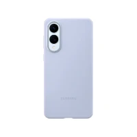 Накладка Silicone Case совместимая с Samsung S25 Edge синяя LB