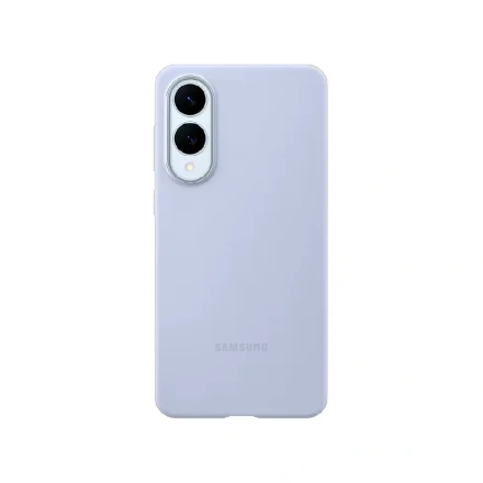Накладка Silicone Case совместимая с Samsung S25 Edge синяя LB