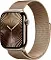 Apple Watch Series 10, 46 мм, корпус из титана цвета «титановый золотой», спортивный ремешок цвета «миланская петля» золотой S/M (MC7T4)