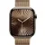Apple Watch Series 10, 46 мм, корпус из титана цвета «титановый золотой», спортивный ремешок цвета «миланская петля» золотой S/M (MC7T4)
