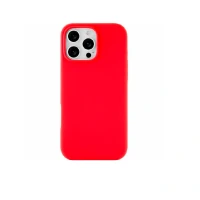 Силиконовая накладка Puloka с MagSafe совместимая с iPhone 16 Pro красная