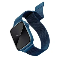Браслет миланская петля UNIQ Dante Strap Steel совместимый с Apple Watch All (42-44-45-49 мм) Cobalt blue