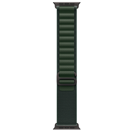 Apple Watch Ultra 2 (2024) GPS + Cellular, 49 мм, корпус из титана, ремешок Alpine (M) цвета Dark Green (темно-зеленый) MX4R3