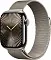 Apple Watch Series 10, 42 мм, корпус из титана цвета «титановый бежевый», спортивный ремешок цвета «миланская петля» бежевый (MWXF3)