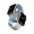 Ремешок UNIQ Revix Premium Edition совместимый с Apple Watch (38/40/41 mm) голубой (кожа)/светло-голубой (силикон)