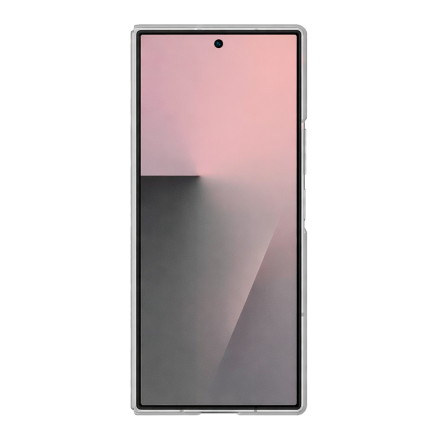 Силиконовая накладка Silicon Case + пленка совместимая с Samsung Z Fold7 серая (оригинал)