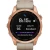 Умные часы  Часы Garmin Fenix 7S Sapphire Solar титан розовый с кожаным ремешком