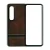 Пластиковая накладка PULOKA Handmade для Samsung Galaxy Z Fold5 под кожу коричневая