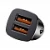 Автомобильное зарядное устройство Baseus 2USB 30W металл черный