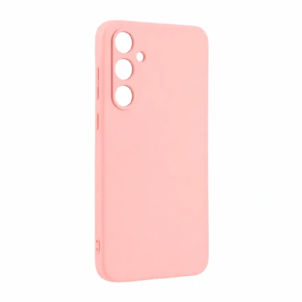 Силиконовая накладка для Samsung Galaxy A55 (SC) бежевая