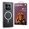Противоударная накладка Cabal Premium Clear Case c MagSafe для Redmi Note 15 прозрачная
