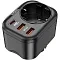 Многофункциональная сетевая розетка HOCO NS3 4000W PD20W, QC3.0, 2USB +Type-C черная