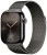 Apple Watch Series 10, 46 мм,  корпус из титана цвета сланцевый титан, спортивный ремешок цвета «миланская петля» сланцевый S/M (MC7R4L)