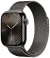 Apple Watch Series 10, 46 мм,  корпус из титана цвета сланцевый титан, спортивный ремешок цвета «миланская петля» сланцевый S/M (MC7R4L)