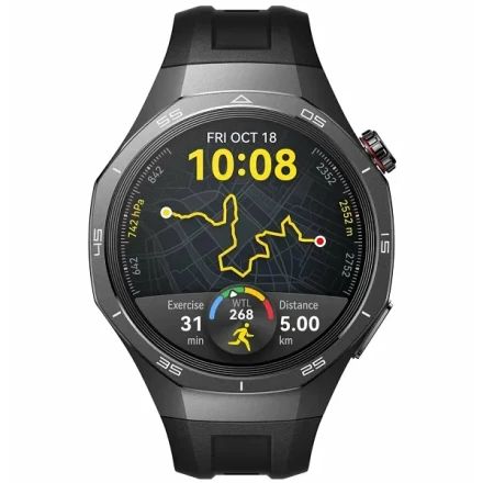 Умные часы  Смарт-часы Huawei Watch GT 5 Pro (VLI-B29) 46mm black (черный)  ремешок из фторэластомера черный EAC