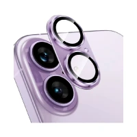 Защитное стекло на модуль камеры WIWU Armor Deck Lens Protector совместимое с iPhone 17 Purple (лаванда)