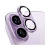 Защитное стекло на модуль камеры WIWU Armor Deck Lens Protector совместимое с iPhone 17 Purple (лаванда)
