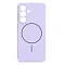 Накладка Silicone Case с MagSafe совместимая с Samsung S25 /S24 лавандовая LB
