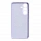 Накладка Silicone Case с MagSafe совместимая с Samsung S25 /S24 лавандовая LB