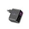 Сетевой блок Cabal Premium СP-TCH-651-3 65W GaN+PD series (2*USB-C/USB-A) черный