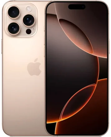 Смартфон  Apple iPhone 16 Pro Max 512Gb eSim desert titanium (пустынный титан) обмененный, без коробки (новый, не активированный, без RuStore) гарантия 1 год