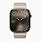 Apple Watch Series 10, 42 мм, GPS + Cellular Natural Titanium Case, Natural Link Bracelet (MX0J3)