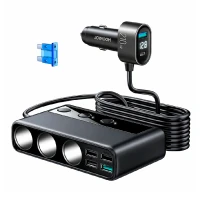 Автомобильное зарядное устройство Joyroom 9 в 1(PD+QC3.0+USB*4) 210W черное