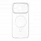 Пластиковая накладка VERRATON с MagSafe совместимая с Honor 600 Pro прозрачная
