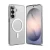 Пластиковая накладка Kwi-ni с MagSafe совместимая с Samsung Galaxy S26 прозрачная