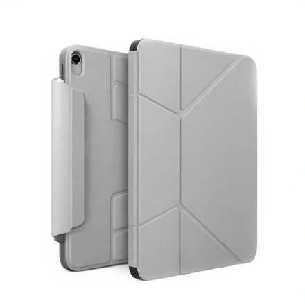 Чехол-книжка Uniq Ryze 360 совместимый с iPad Air 13" (2024) Grey (серый)