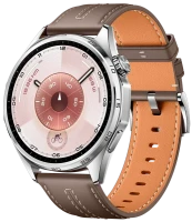 Умные часы  Смарт-часы Huawei Watch GT 6 (ATM-B19) 46 mm серый ремешок из кожи EAC
