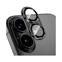 Защитное стекло на модуль камеры WIWU Armor Deck Lens Protector совместимое с iPhone 17 Black (черное)