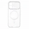 Пластиковая накладка VERRATON с MagSafe совместимая с Honor 600 прозрачная
