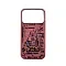 Кевларовая накладка Tactile Woven  Case совместимая с iPhone 17 Pro Doodle Desert (коричневая Labubu)