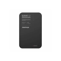 Внешний аккумулятор Momax Q. Mag X2 с MagSafe 20000 mAh 15w черный CCC