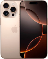 Смартфон  Apple iPhone 16 Pro 256GB eSim desert titanium (пустынный титан)  активирован, без комплекта
