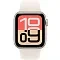 Умные часы  Apple Watch SE 3 2025, 40 мм, корпус из алюминия цвета «сияющая звезда», спортивный ремешок цвета «сияющая звезда», размер S/M (MEH34)